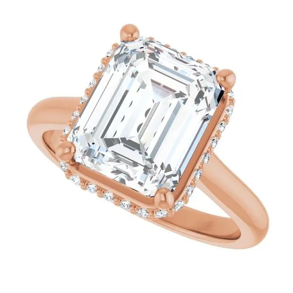 Hidden Halo-Style Engagement Ring Image 5 Arezzo Jewelers Elmwood Park, IL