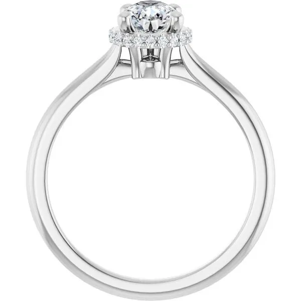 Hidden Halo-Style Engagement Ring Image 2 Futer Bros Jewelers York, PA