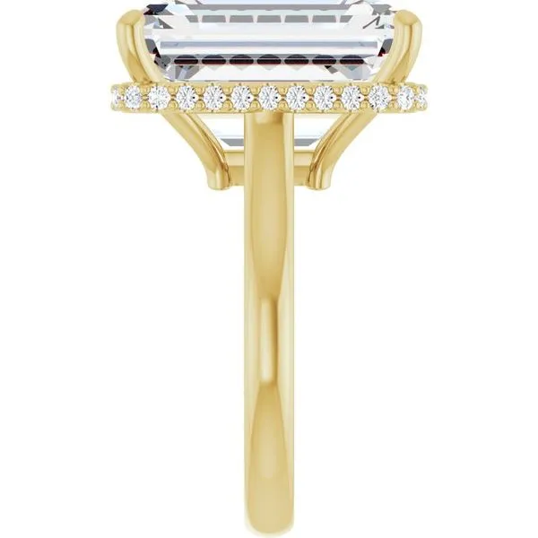 Hidden Halo-Style Engagement Ring Image 4 Natale Jewelers Sewell, NJ