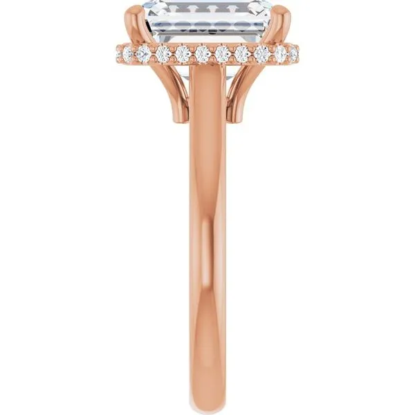 Hidden Halo-Style Engagement Ring Image 4 Shipley's Fine Jewelry Hampstead, MD