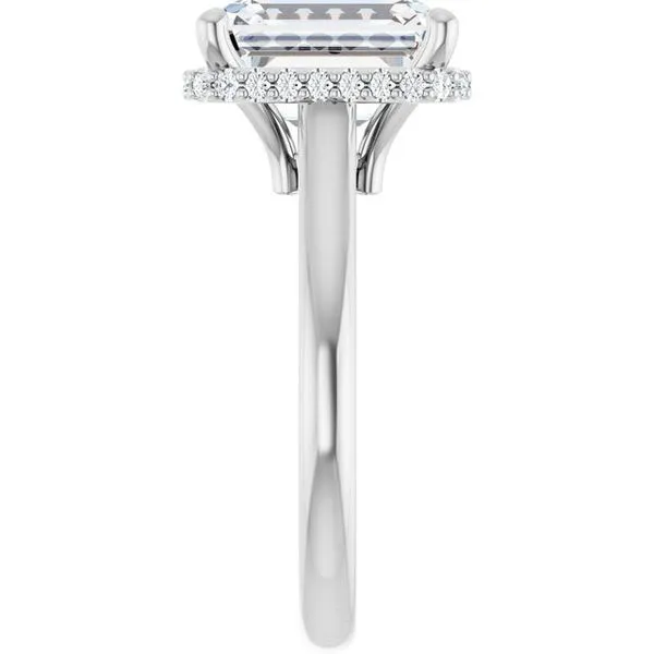 Hidden Halo-Style Engagement Ring Image 4 Raleigh Diamond Fine Jewelry Raleigh, NC
