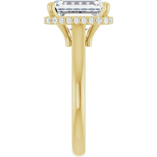 Hidden Halo-Style Engagement Ring Image 4 JF Jones Jewelers Rochester, NY
