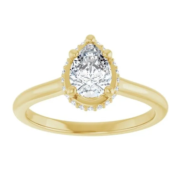 Hidden Halo-Style Engagement Ring Image 3 Witt's Jewelry Wayne, NE