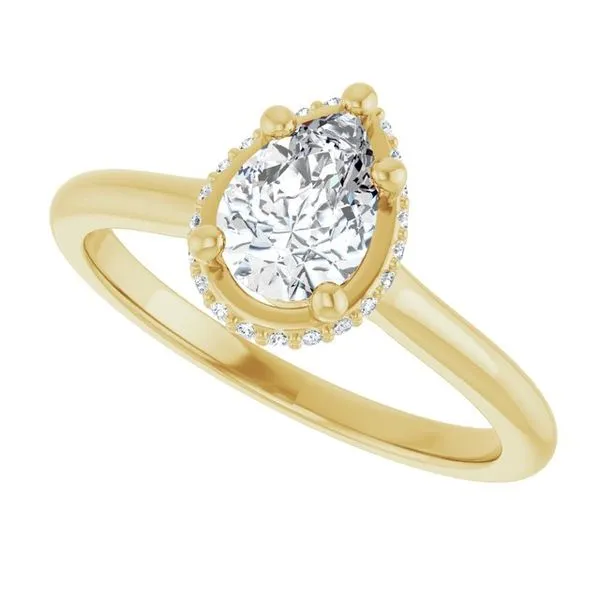 Hidden Halo-Style Engagement Ring Image 5 Jimmy Smith Jewelers Decatur, AL