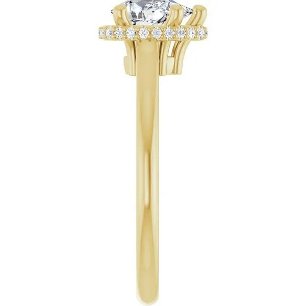 Hidden Halo-Style Engagement Ring Image 4 Morin Jewelers Southbridge, MA