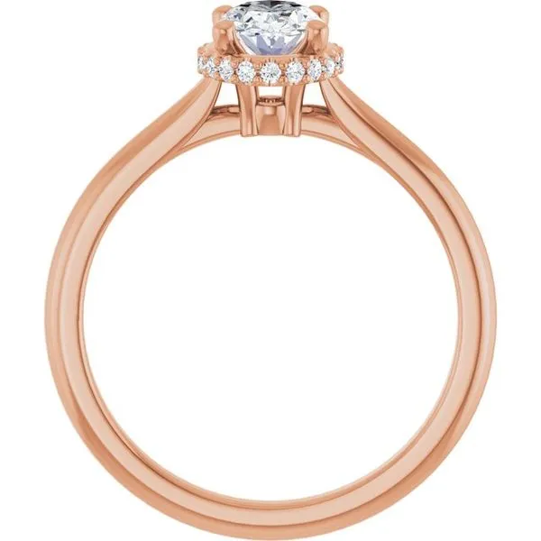 Hidden Halo-Style Engagement Ring Image 2 The Jewelry Source El Segundo, CA