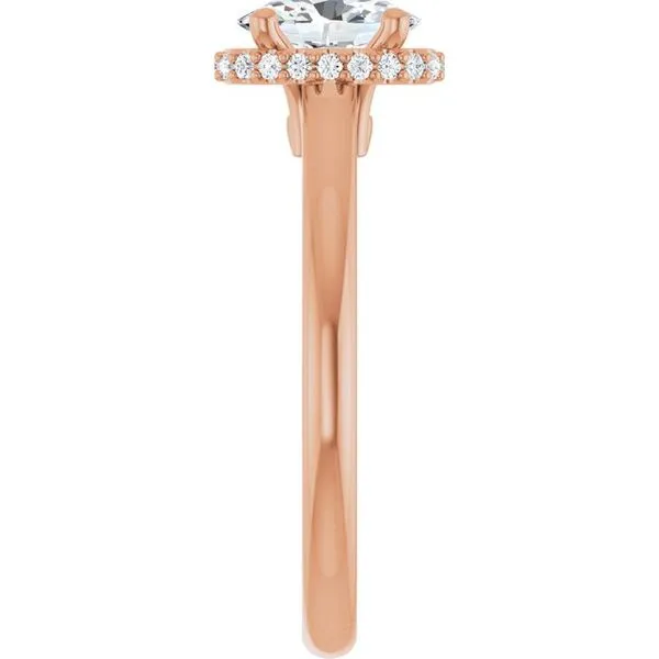 Hidden Halo-Style Engagement Ring Image 4 Don's Jewelry & Design Washington, IA