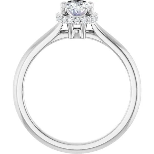 Hidden Halo-Style Engagement Ring Image 2 Clater Jewelers Louisville, KY