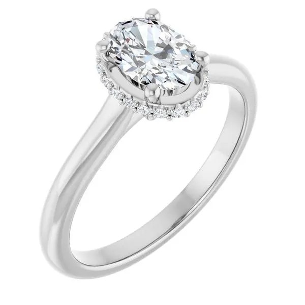 Hidden Halo-Style Engagement Ring Raleigh Diamond Fine Jewelry Raleigh, NC