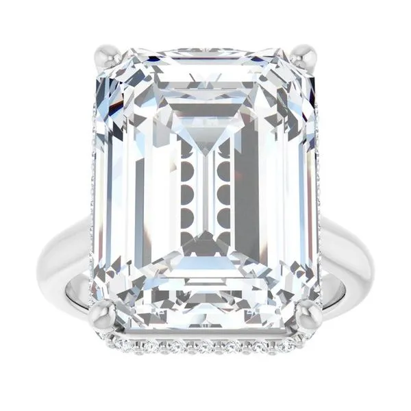 Hidden Halo-Style Engagement Ring Image 3 Mark Jewellers La Crosse, WI