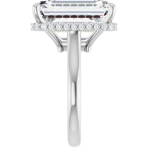 Hidden Halo-Style Engagement Ring Image 4 Futer Bros Jewelers York, PA