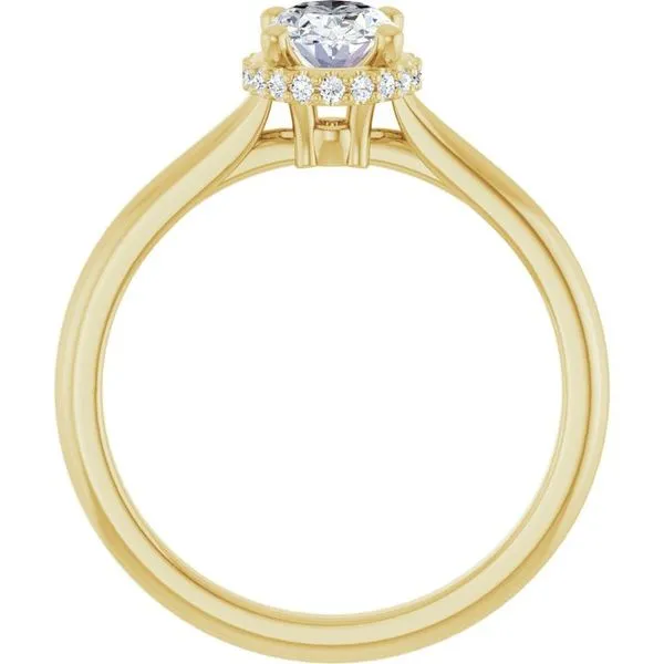 Hidden Halo-Style Engagement Ring Image 2 Paul James Jewelers Angels Camp, CA