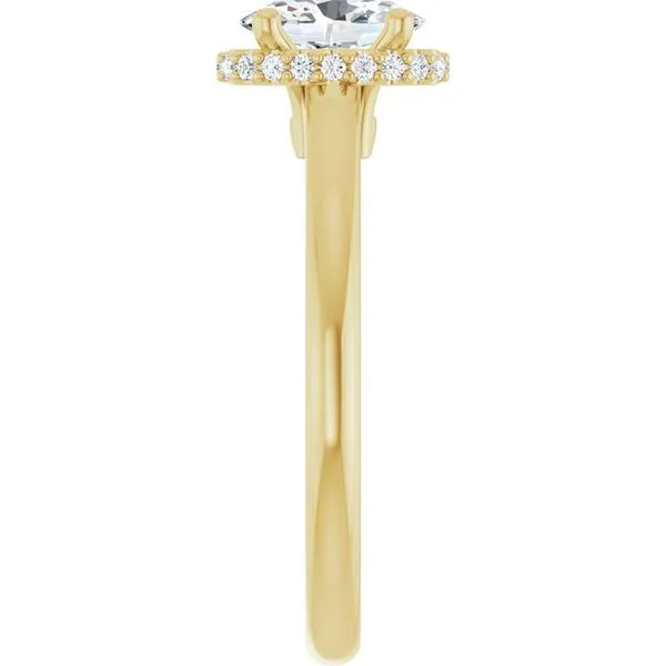 Hidden Halo-Style Engagement Ring Image 4 Clater Jewelers Louisville, KY