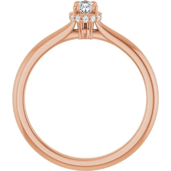 Hidden Halo-Style Engagement Ring Image 2 Michael Szwed Jewelers Longmeadow, MA