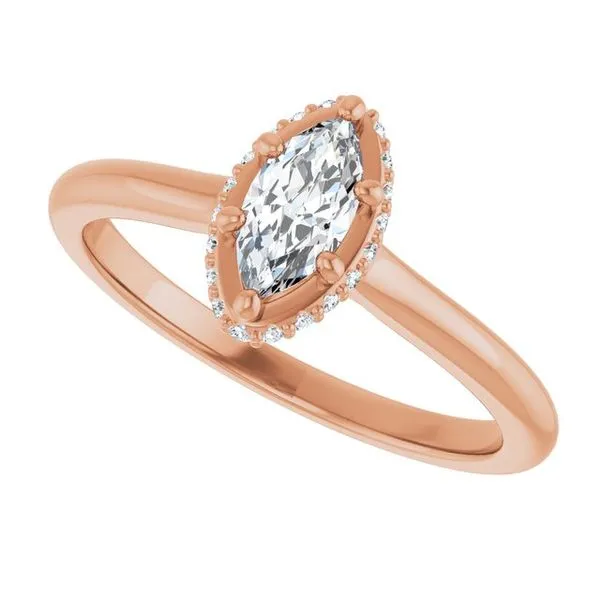 Hidden Halo-Style Engagement Ring Image 5 Austin's Fine Diamonds & Jewelry Lyndhurst, NJ