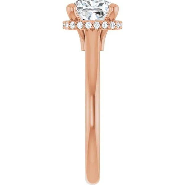 Hidden Halo-Style Engagement Ring Image 4 Raleigh Diamond Fine Jewelry Raleigh, NC