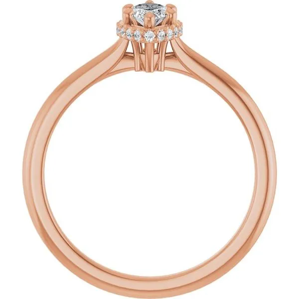 Hidden Halo-Style Engagement Ring Image 2 Shipley's Fine Jewelry Hampstead, MD