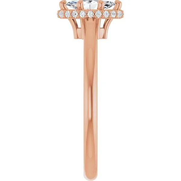 Hidden Halo-Style Engagement Ring Image 4 Shipley's Fine Jewelry Hampstead, MD