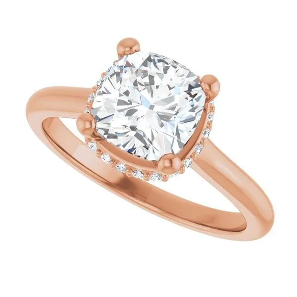 Hidden Halo-Style Engagement Ring Image 5 Natale Jewelers Sewell, NJ