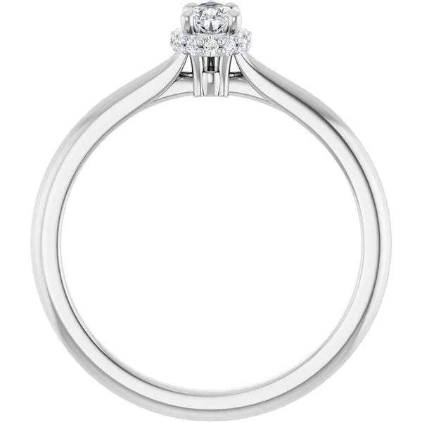 Hidden Halo-Style Engagement Ring Image 2 Jimmy Smith Jewelers Decatur, AL