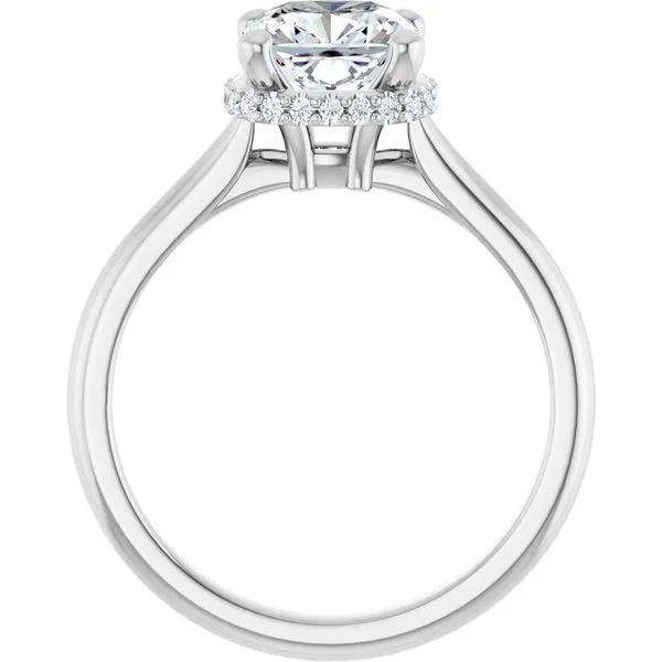 Hidden Halo-Style Engagement Ring Image 2 Morin Jewelers Southbridge, MA