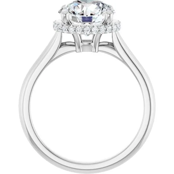 Hidden Halo-Style Engagement Ring Image 2 J. Thomas Jewelers Rochester Hills, MI
