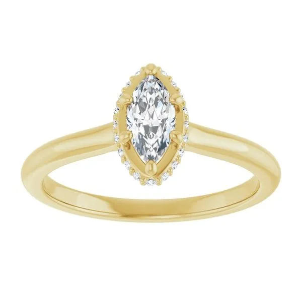 Hidden Halo-Style Engagement Ring Image 3 JF Jones Jewelers Rochester, NY