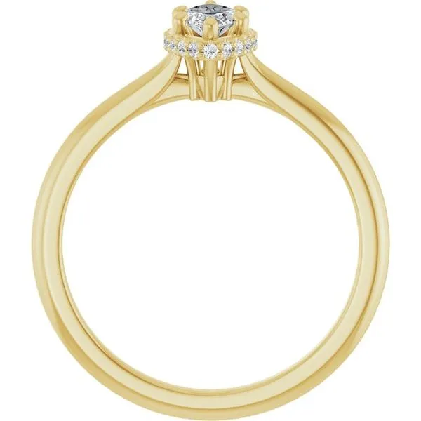 Hidden Halo-Style Engagement Ring Image 2 Austin's Fine Diamonds & Jewelry Lyndhurst, NJ