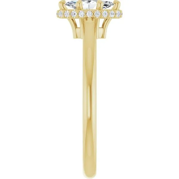 Hidden Halo-Style Engagement Ring Image 4 J. Thomas Jewelers Rochester Hills, MI
