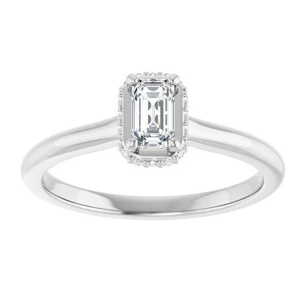 Hidden Halo-Style Engagement Ring Image 3 Jimmy Smith Jewelers Decatur, AL