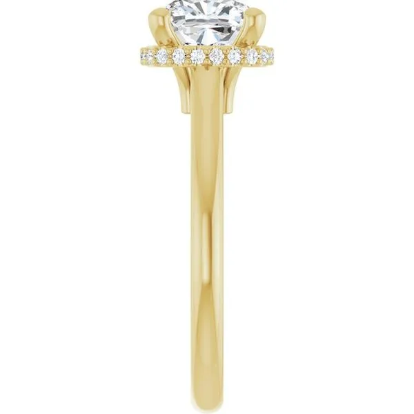 Hidden Halo-Style Engagement Ring Image 4 Austin's Fine Diamonds & Jewelry Lyndhurst, NJ