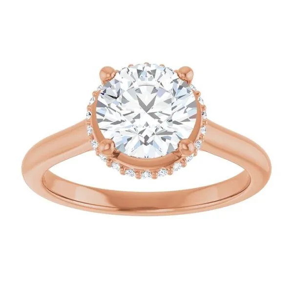 Hidden Halo-Style Engagement Ring Image 3 Mark Jewellers La Crosse, WI