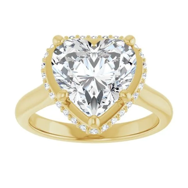 Hidden Halo-Style Engagement Ring Image 3 J. Thomas Jewelers Rochester Hills, MI