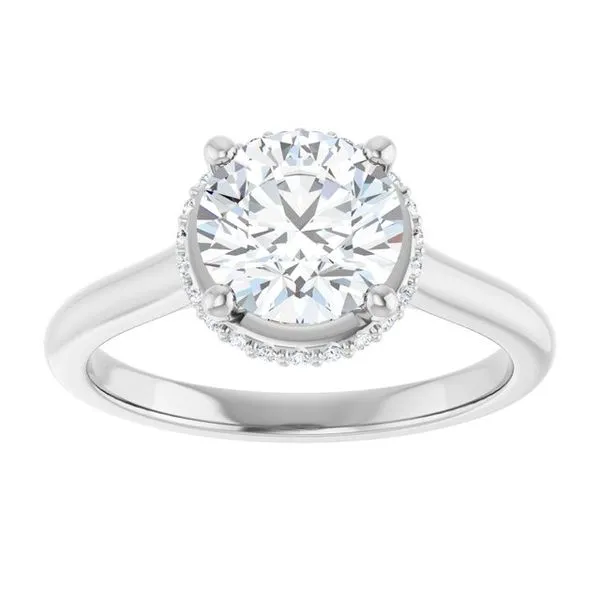 Hidden Halo-Style Engagement Ring Image 3 Jimmy Smith Jewelers Decatur, AL