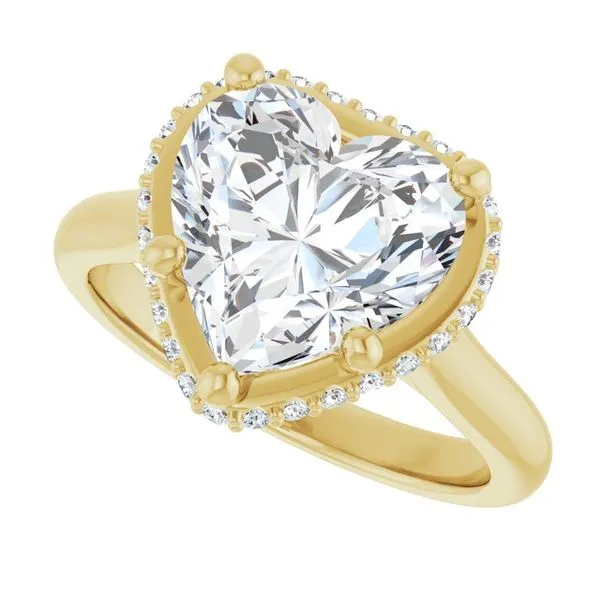 Hidden Halo-Style Engagement Ring Image 5 Paul James Jewelers Angels Camp, CA