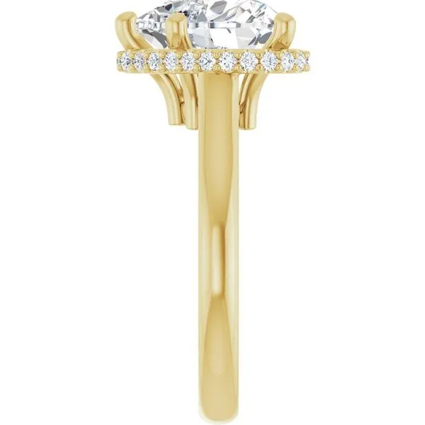 Hidden Halo-Style Engagement Ring Image 4 J. Thomas Jewelers Rochester Hills, MI