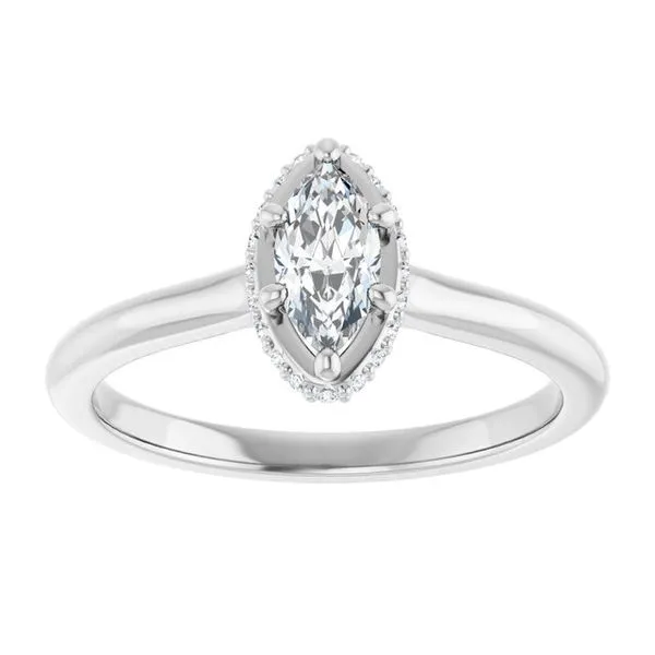 Hidden Halo-Style Engagement Ring Image 3 Jimmy Smith Jewelers Decatur, AL