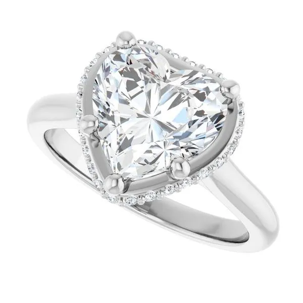 Hidden Halo-Style Engagement Ring Image 5 JF Jones Jewelers Rochester, NY