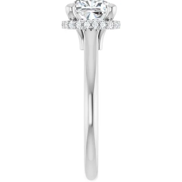 Hidden Halo-Style Engagement Ring Image 4 Paul James Jewelers Angels Camp, CA