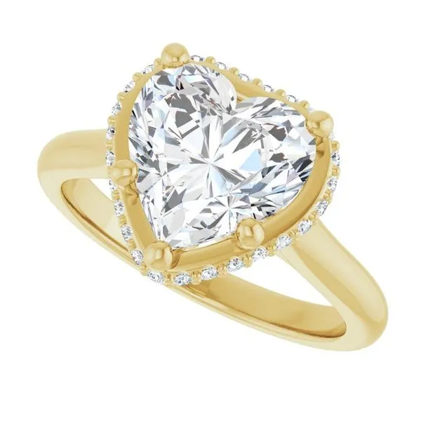 Hidden Halo-Style Engagement Ring Image 5 J. Thomas Jewelers Rochester Hills, MI