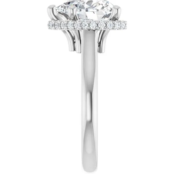 Hidden Halo-Style Engagement Ring Image 4 Mark Jewellers La Crosse, WI