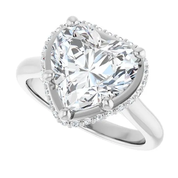 Hidden Halo-Style Engagement Ring Image 5 Clater Jewelers Louisville, KY