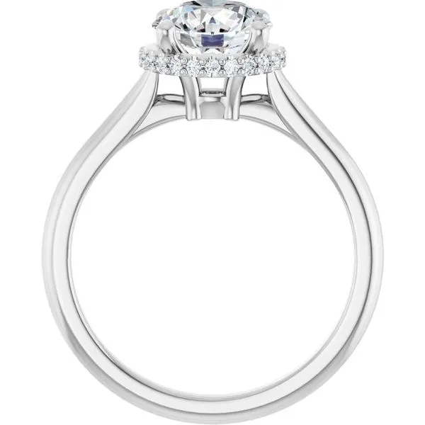 Hidden Halo-Style Engagement Ring Image 2 J. Thomas Jewelers Rochester Hills, MI
