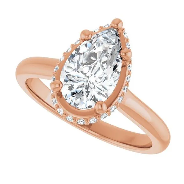 Hidden Halo-Style Engagement Ring Image 5 Morin Jewelers Southbridge, MA