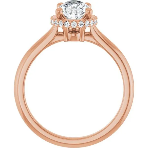 Hidden Halo-Style Engagement Ring Image 2 JF Jones Jewelers Rochester, NY