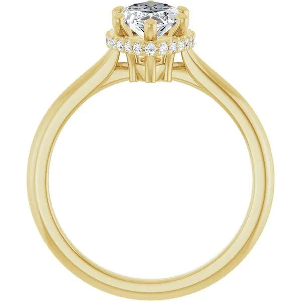Hidden Halo-Style Engagement Ring Image 2 Raleigh Diamond Fine Jewelry Raleigh, NC