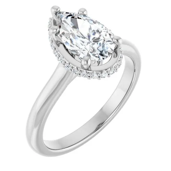 Hidden Halo-Style Engagement Ring Natale Jewelers Sewell, NJ