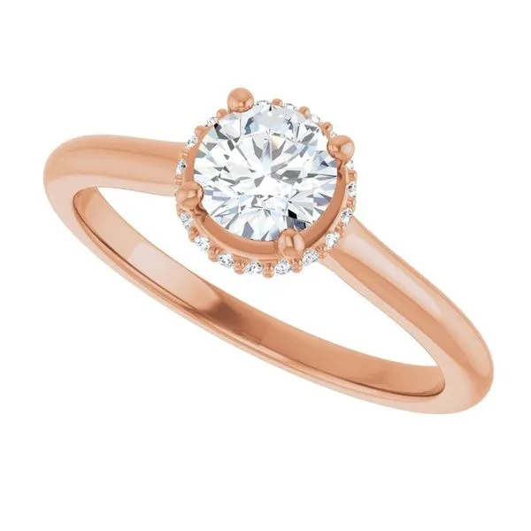 Hidden Halo-Style Engagement Ring Image 5 Ocean View Jewelers Millville, DE