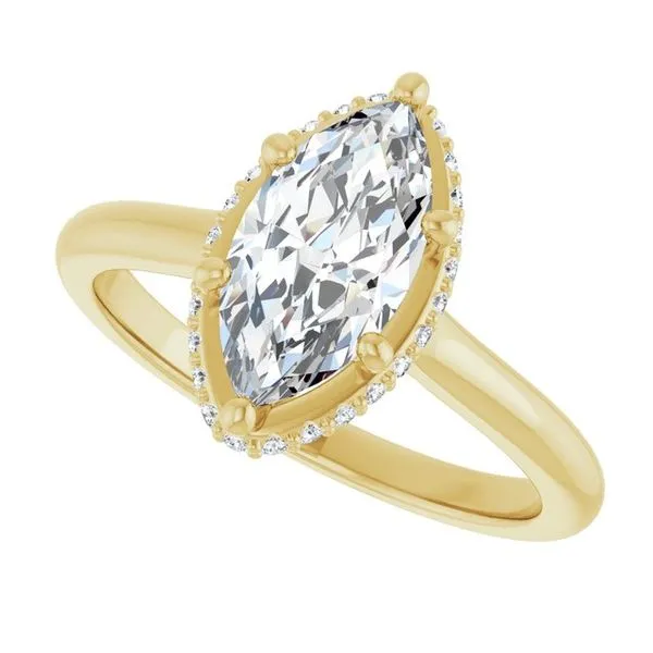 Hidden Halo-Style Engagement Ring Image 5 Natale Jewelers Sewell, NJ