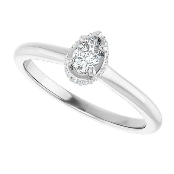 Hidden Halo-Style Engagement Ring Image 5 Mark Jewellers La Crosse, WI